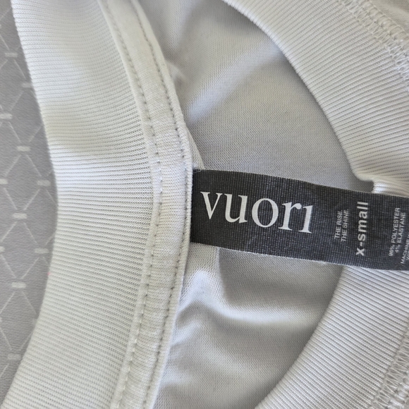 Vuori White Muscle Tee for Women - Picture 3 of 7